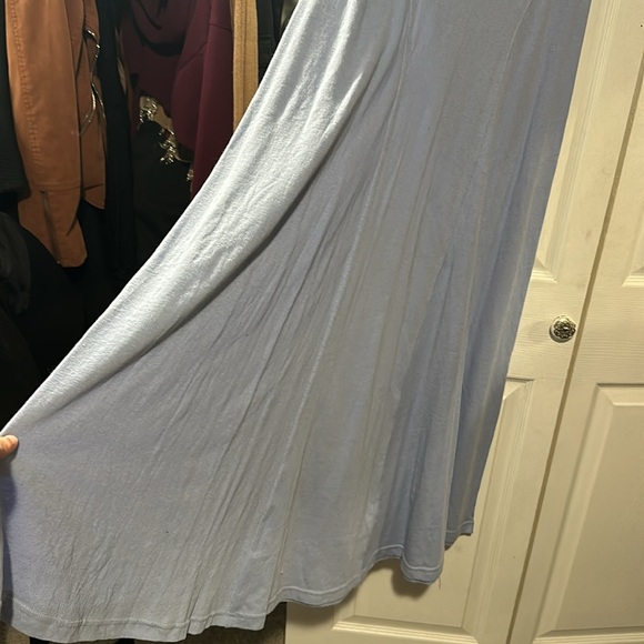 NWT Free People Carrie Midi Dress in “Blue Heron” - Picture 7 of 9